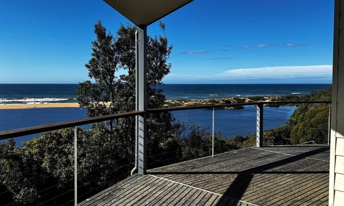 Lake Tyers Beach Casa | Pelicans Perch - Casa de diseño arquitectónico cerca de la playa