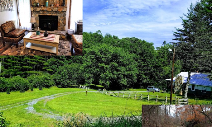 Bakersville Casa | Penland Cabin: acogedora casa de campo junto a un arroyo