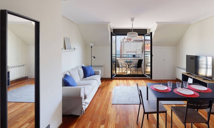 Gijon-Este Apartamento | Atico a 100m de playa S Lorenzo