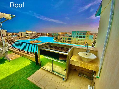 Sidi Abd El-Rahman Chalet De Esquí | Penthouse blanca marassi