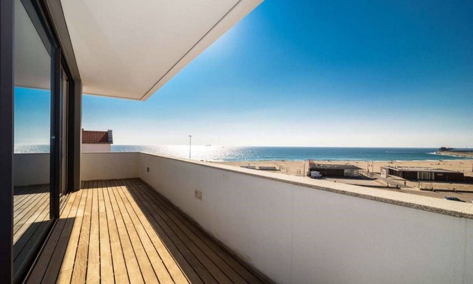Leca da Palmeira Apartamento | Penthouse para 8 personas y hermosa vista al mar