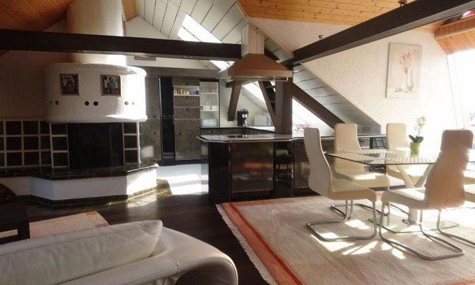 Senftenberg Apartamento | Penthouse Himmelreich großzügige Maisonette auf 152 qm mit Klima & Kamin