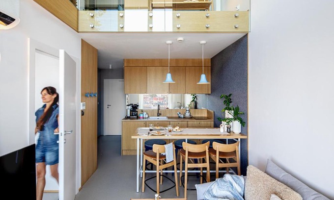 Mrzezyno Apartamento | Penthouse Lighthouse Mrzeżyno z prywatna sauną SurfingBird