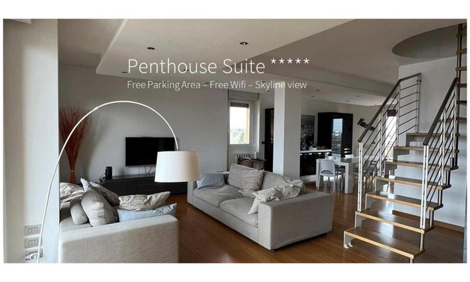 Busto Arsizio Apartamento | Penthouse Suite - Skyline view