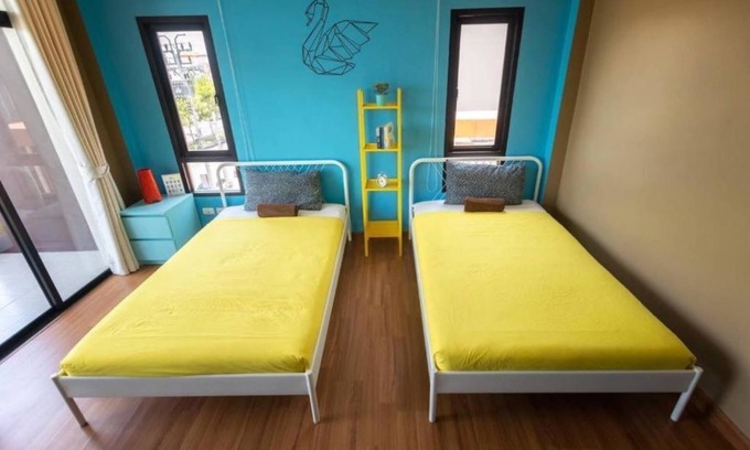 Don Muang Apartamento | Peony's Home - Superior Queen Room with Two Queen Beds