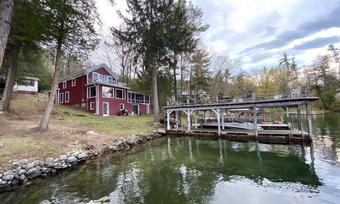Lake George Casa | Perfect Family Lakefront Vacation Home on Lake George, NY *Dock slip included!*