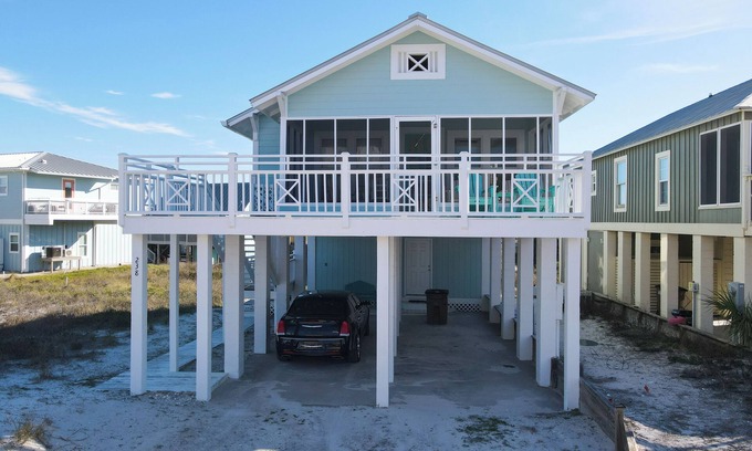 Cape San Blas Cabaña | Perfect Old Florida Beach Cottage with easy access to beach