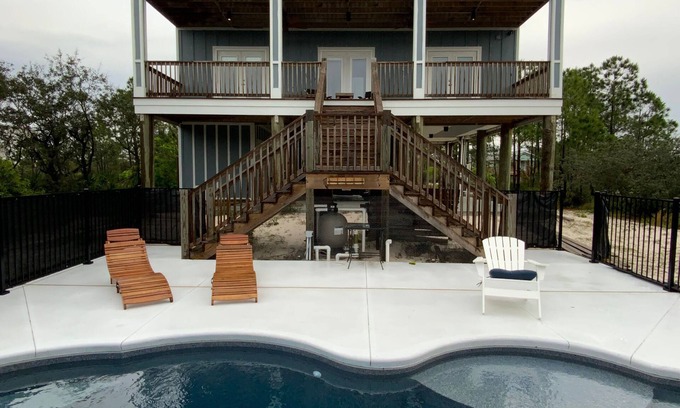 Surf Side Shores Casa | Labor Day open! Private Pool, 5 minutes to beach, Surfside Shores Neighborhood