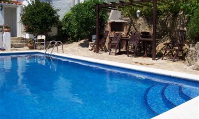 Centro de Roses Villa | Casa Jazmin admite mascotas: piscina privada, vistas al mar, aire acondicionado y WiFi