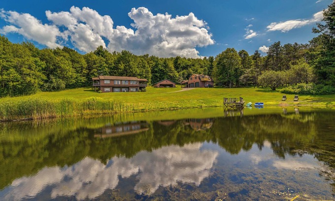 Jefferson Casa | Pet-Friendly Catskills Home w/Serene Pond!