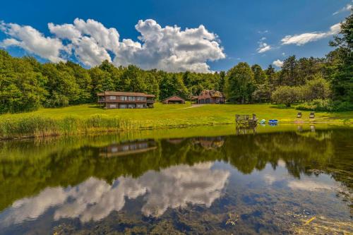 Jefferson Casa | Pet-Friendly Catskills Home with Serene Pond!