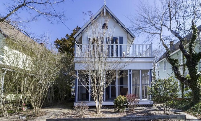 Cape May Point Casa | Pet Friendly Classic Victorian Across from Dunes and Beach