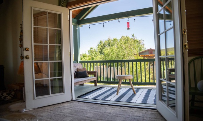 Pagosa Springs Casa | Pet Friendly Downtown Green Cabin Haven