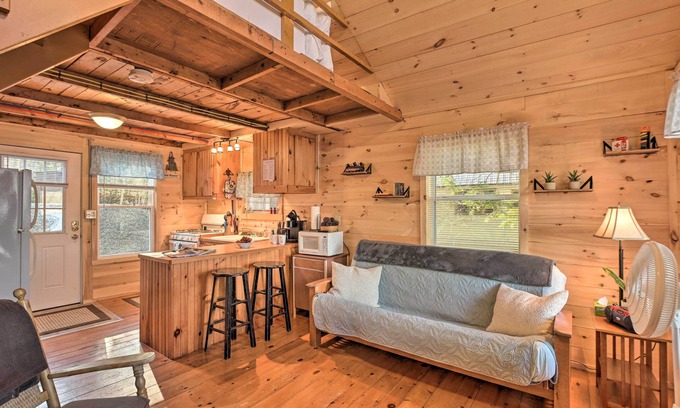 Ellsworth Cabaña | Pet-Friendly Ellsworth Cottage on Branch Lake