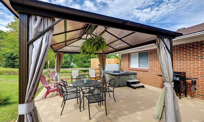 Clayton Casa | Pet Friendly Home w/ Hot Tub, Patio & Game Room!