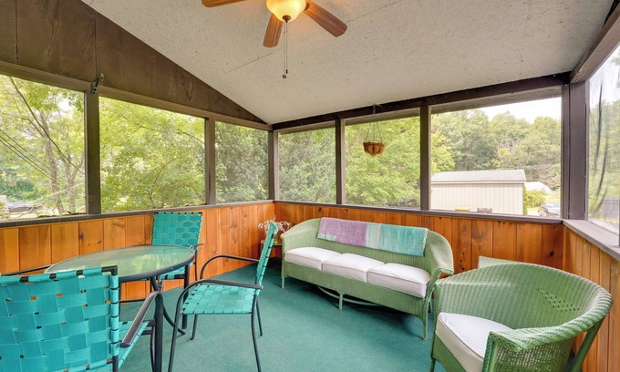 Lake George Casa | Pet-Friendly Queensbury Home w/ Screened Porch