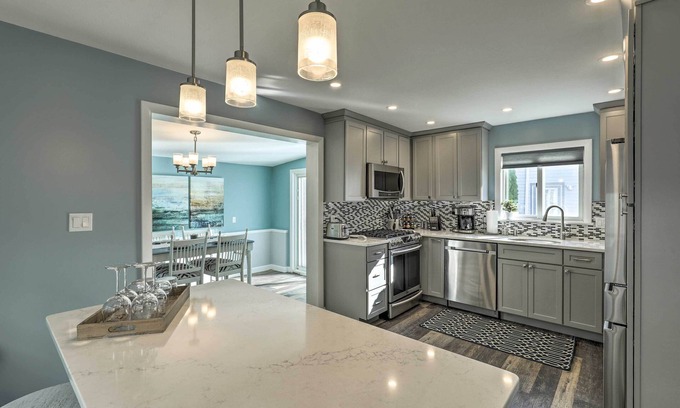 Revere Casa | Pet-Friendly Revere Getaway, Steps from the T!
