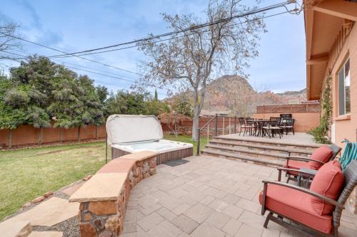West Sedona Casa | Pet-Friendly Sedona Home Hot Tub, Walk to Trails!