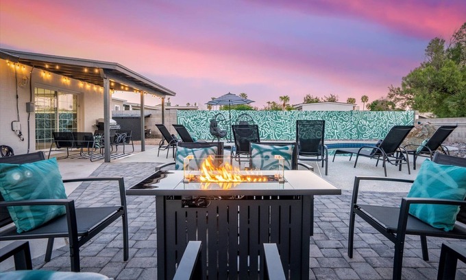 Covey Casa | Pet-friendly stylish retreat with private pool, spa, ping pong, foosball + more!