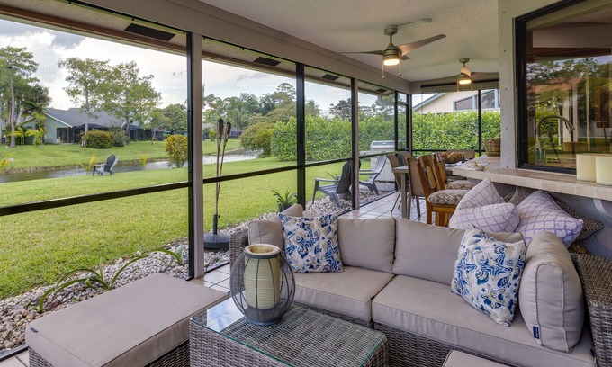 Wellington Casa | Pet-Friendly Wellington Vacation Rental on Canal!