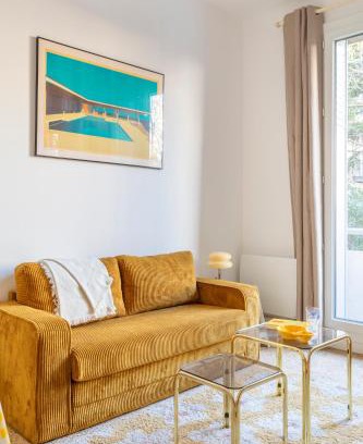 La Conception Apartamento | Petit jaune, T2 centre ville Marseille avec balcon