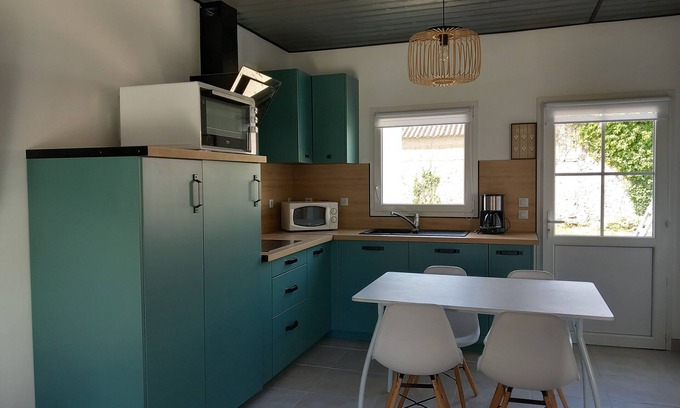 La Barre-de-Monts Casa | Petite Maison Neuve D'une Chambre Avec Jardin Clos Sans vis à Vis- Wifi Gratuit
