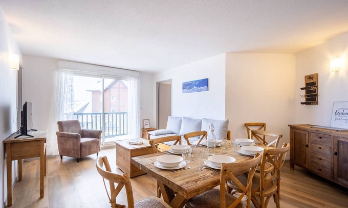 Germ Apartamento | Peyragudes: Apartamento para 8 personas con piscina gratuita, cerca de pistas de esquí