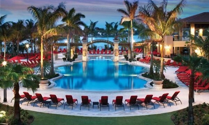 Palm Beach Gardens Cabaña | PGA Resort Club Cottage ... Ahh Puestas de sol en la calle 18 !!!