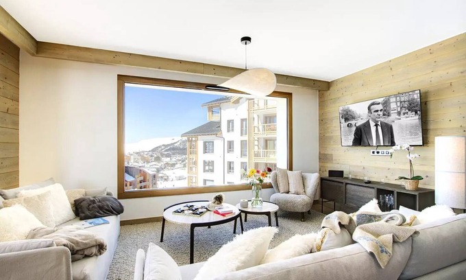 Bergers Apartamento | PHOA23 Große Wohnung in Residenz mit Pool und Pisten
