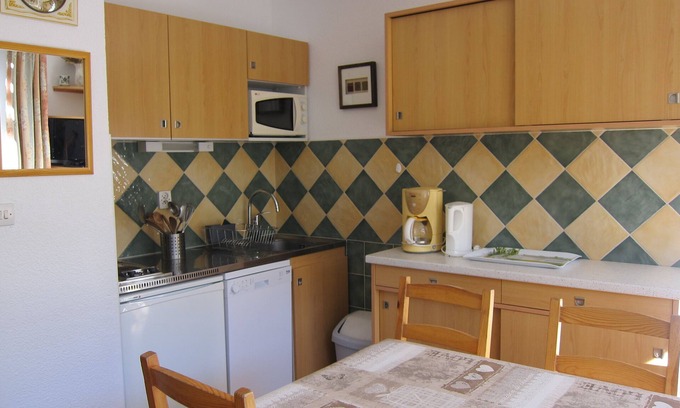 Piau Engaly Apartamento | PIAU Apartamento para 6 personas, balcón / terraza sur, enfrente y al pie de las pistas y telesilla.