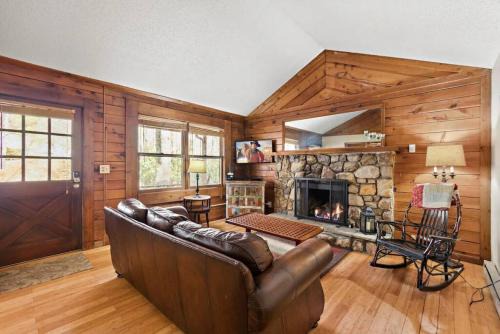 Blowing Rock Casa | Picturesque Riverside Cabin with Fireplace and Porch