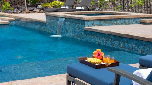 Kamuela Casa | ❤PiH❤Aloha Paradise Large Private Pool Waterfall Spa PLUS 2024 Resort Pool Passes