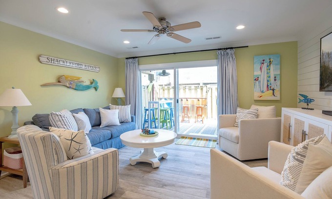 Pine Knoll Shores Casa | Pine Knoll Townes 132: Almost Oceanfront Townhouse in Pine Knoll Shores, NC!