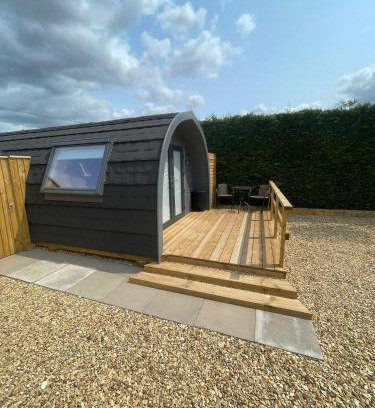 Frampton Apartamento | Pine Lodge Posh Glamping With Wood Fired Hot Tub & Big Lincolnshire Skies
