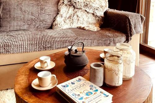 Eptalofos Apartamento | Pinecone Lodge, Eptalofos Wellness Garden Chalet