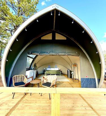 McIntosh Otro | Pinetop Glamping Tent at Manzano Mountain Retreat