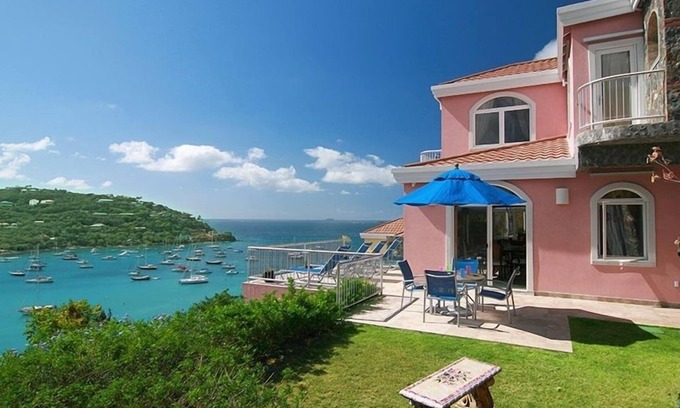 Great Cruz Bay Villa | Pink Conch - Villa de lujo de 2 dormitorios, Great Cruz Bay, St. Juan