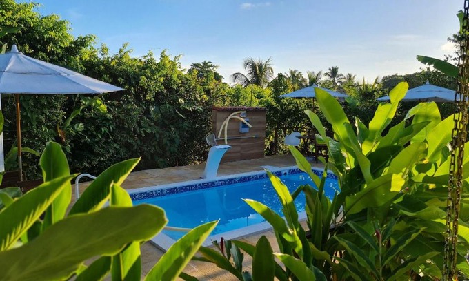 Serra Grande Casa | Piscina Aquecida, Jacuzzi, internet veloz, no centro de Serra Grande - Flat Terra - Vila Pitangueira