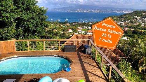 Trois-Ilets Apartamento | Piscine et Vue Mer - F2 Cosy - Anse à l'Âne, 3-Îlets - Plage 5 min