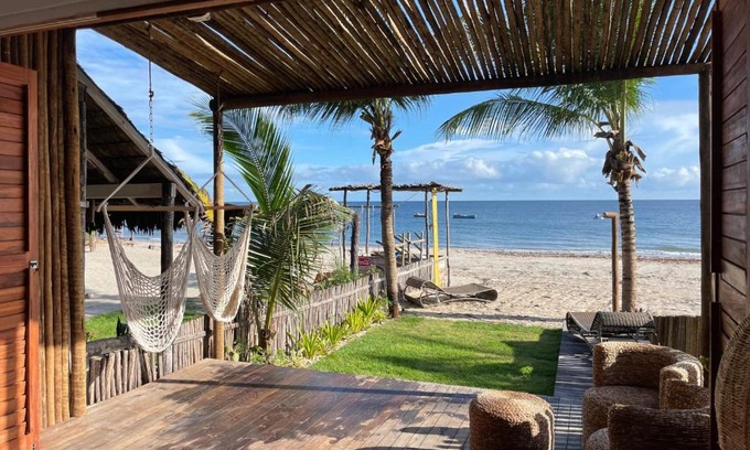 Prea Villa | Piticcaia Lodge - Casa pé na areia, Frente mar - PREÁ