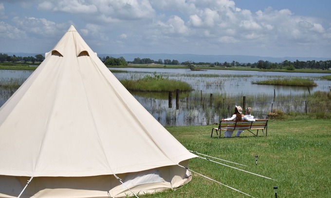 Pitt Town Alquiler De RV | Pitt Town Lagoon Glamping