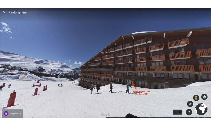 Plagne Soleil Apartamento | Apartamento PLAGNE SOLEIL - 5 personas - Acceso directo a las pistas desde el salón