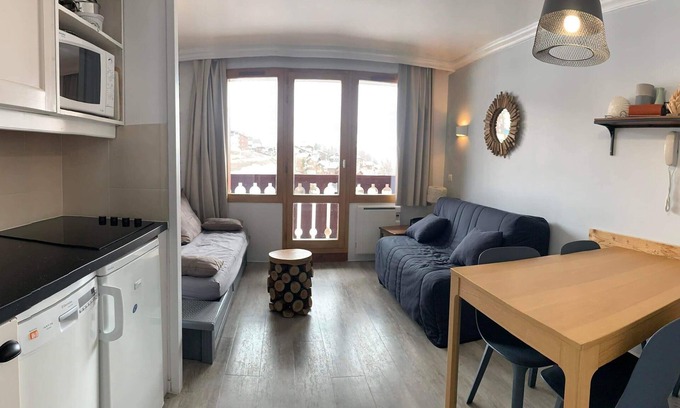 Plagne Soleil Apartamento | Plagne Soleil - 4/5 persons renovated at the foot of the slopes