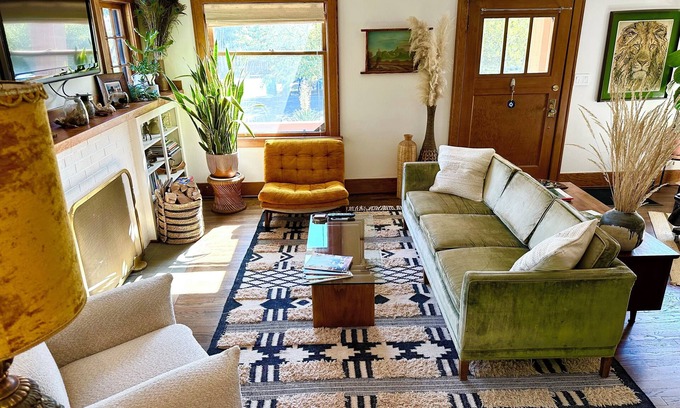 Mississippi District Casa | Plant-Filled Boho Retreat, Walk to Coffee & Eats