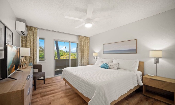 Wailua Condominio | Plantation Hale Suites J9, AC, Walk to town, Near Beaches, Wifi