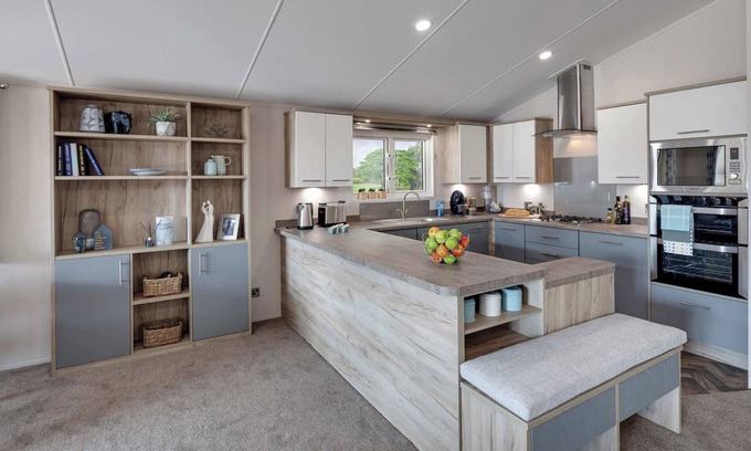 Skegness Chalet De Esquí | Platinum Lodge 4 Hot Tub