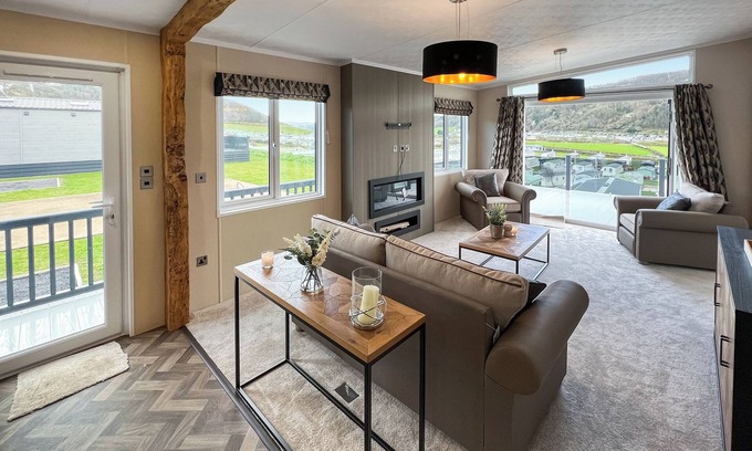 Aberystwyth Chalet De Esquí | Platinum Lodge Bay View Spa (Pet)