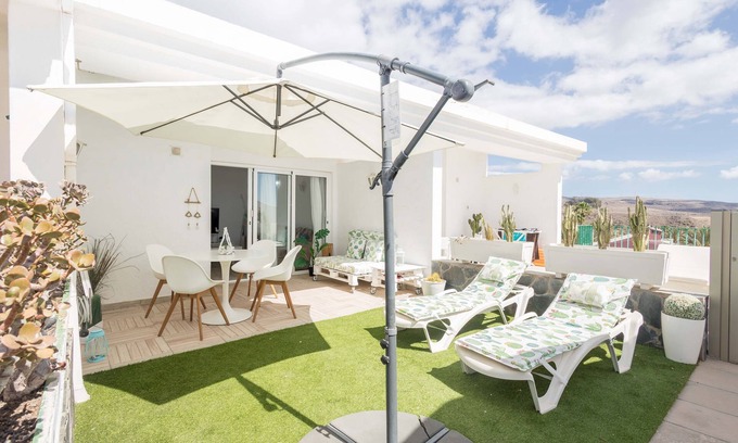 Playa del Aguila Casa | Playa del Aguila Bungalow con Terraza Solarium