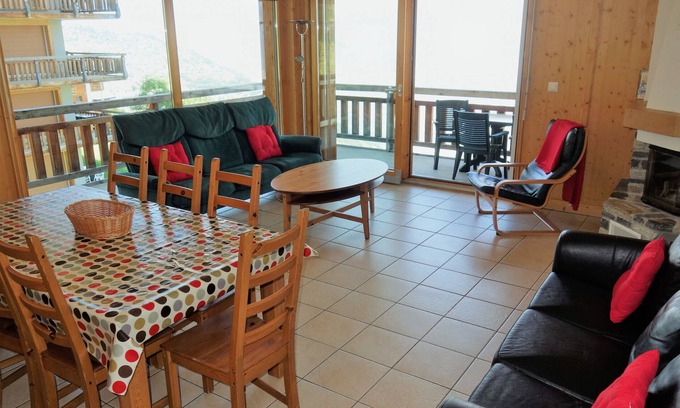 Veysonnaz Apartamento | Plein Ciel VA 033 - MOUNTAIN apartment 8 pers