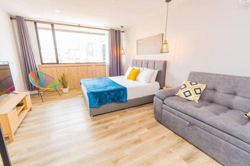 La Aguacatala Apartamento | Poblado, Modern studio, coworking, A/C, Gym 1411